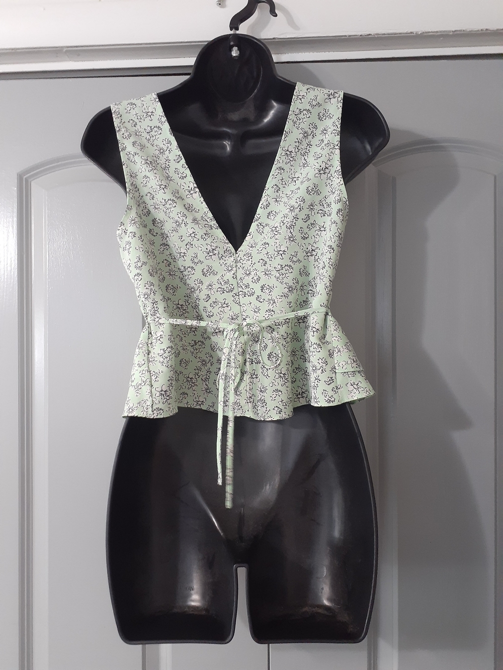 Primark Mint Green Floral Tank Top - Picture 4 of 5